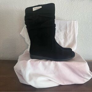 Women's Black Suede look Boots